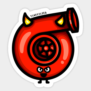 Meanest Turbo - Demon (Red) Sticker